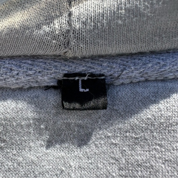 London Sz Large Grey Sweatshirt Hoodie - Picture 2 of 5